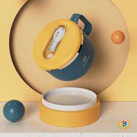 ✅304不锈钢泡面碗带盖学生饭盒儿童碗水果沙拉碗双层隔热不锈钢