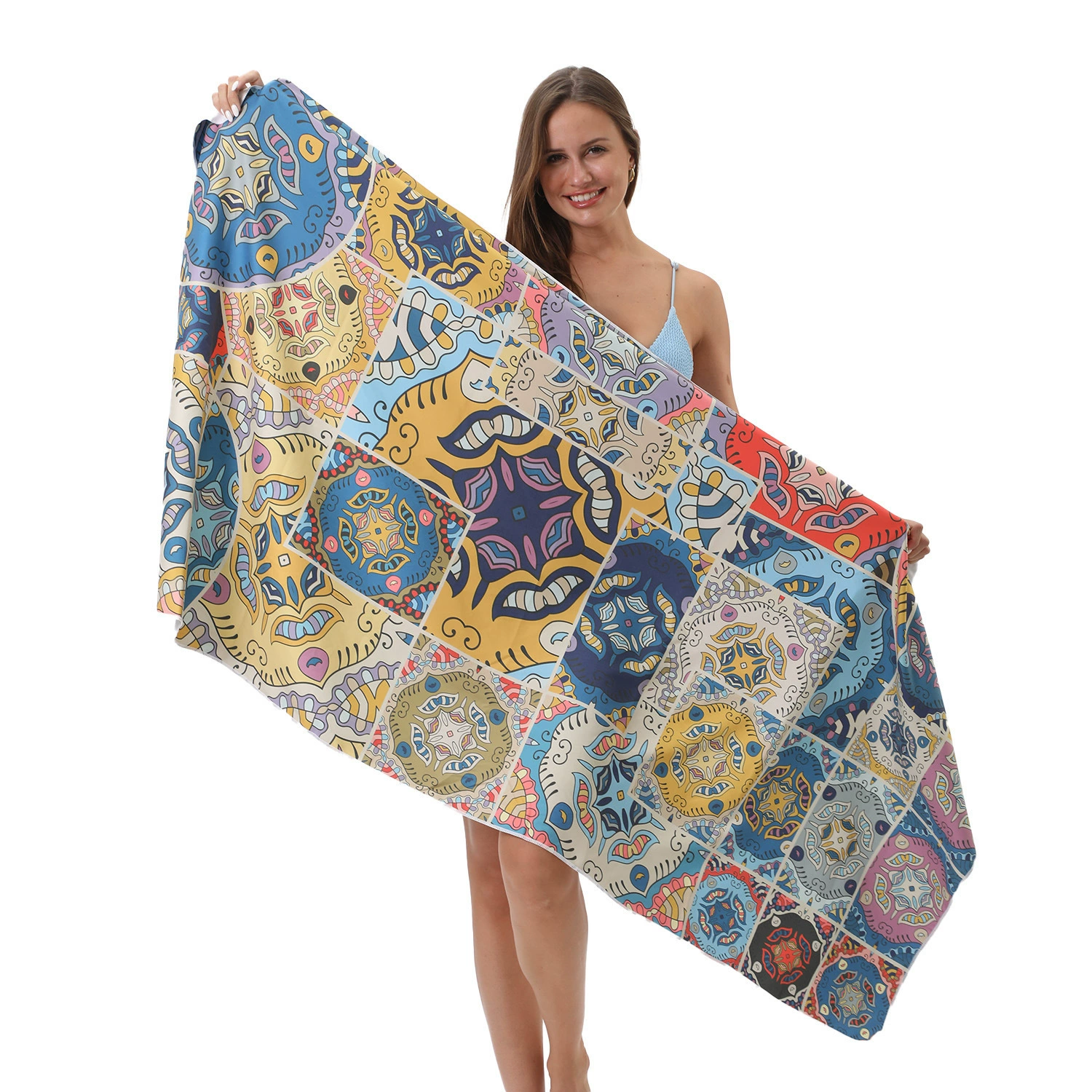 Quick dry double-sided beach cartoon cute bath towel, (Physicals), Amazon