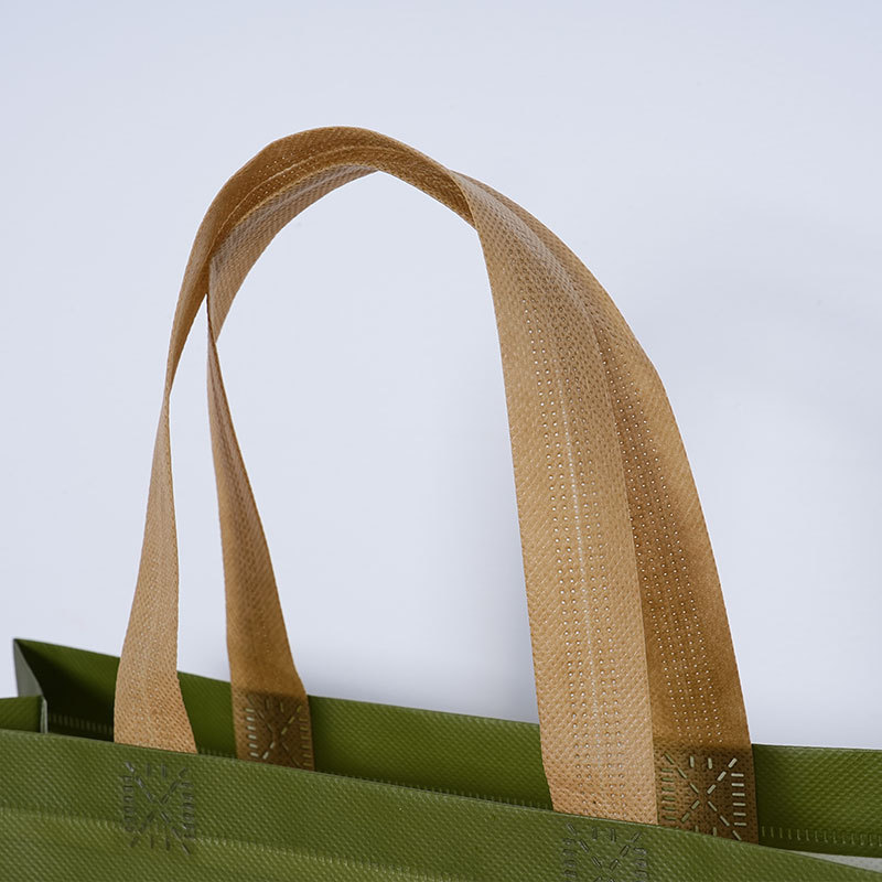 Bolsa de película no tejida ecológica bolsa de compras impermeable bolsas de color sólido bolsas de ropa bolsas de moda personalizadas bolsas de mano logo