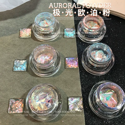Dırnaq bəzəkləri – sequins nail stickers decorations wholesale