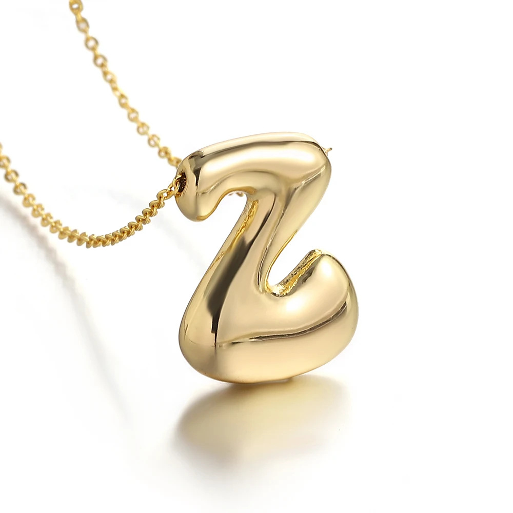 13g Weight Lobster Trigger Clasp Closure Clasp Closure Type Copper Pendant Material Pendant Necklace Classification Copper Chain Material cable chain Chain Type 1 Piece Quantity Casual, Daily Occasion Copper Material Letter Pattern All Seasons Season Unisex Gender Plating Design Elegant, Simple Style Style Wholesale Jewelry Elegant Simple Style Letter Copper Plating Cable Chain Pendant Necklace 27