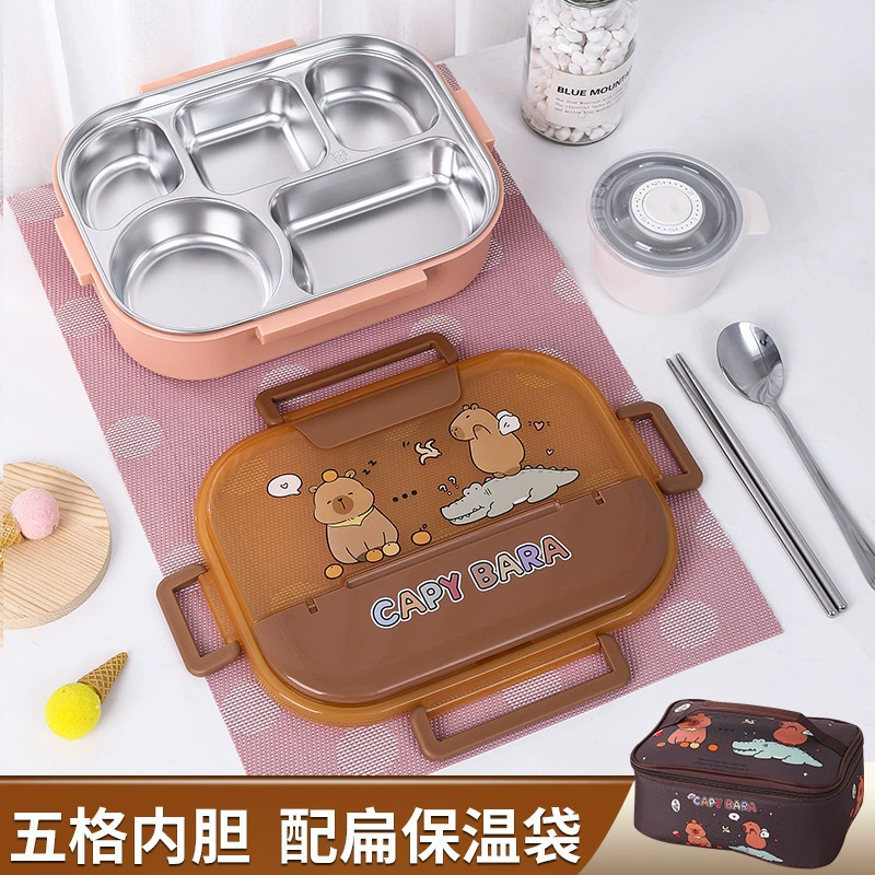 Capacious soup bowl for students stainless steel