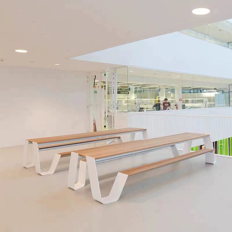 Mesa y silla al aire libre combinación de villa patio jardín mesa de comedor de teca hotel de alta gama al aire libre ocio muebles al aire libre