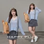 大码条纹春秋新款针织衫