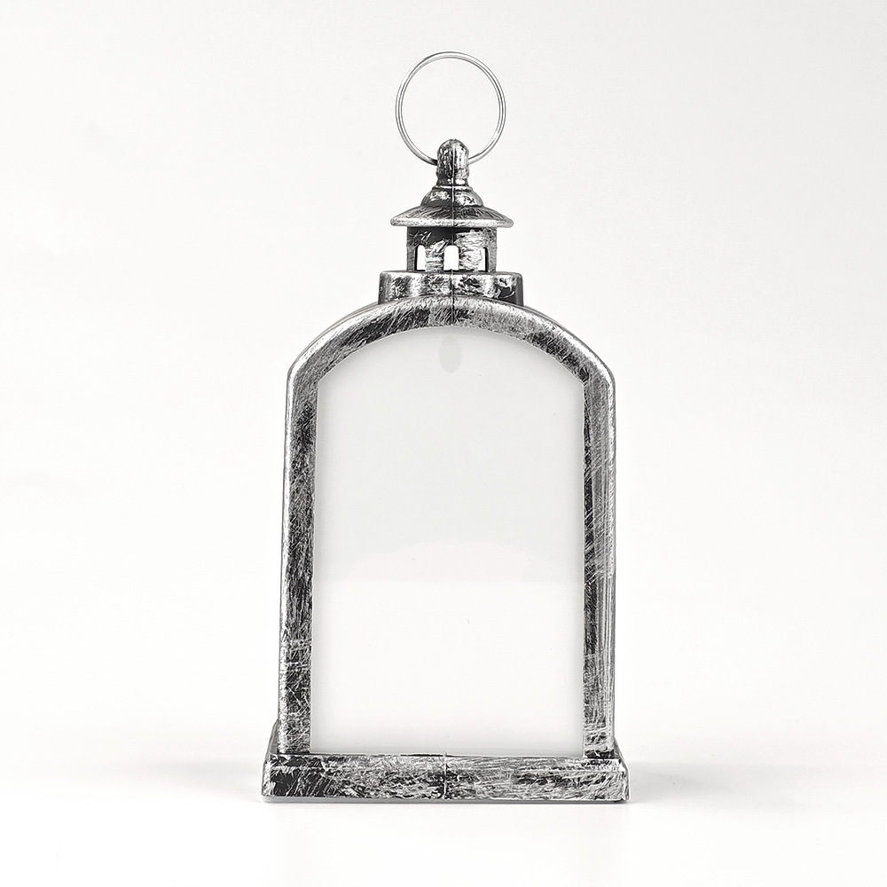 Nuevos productos transfronterizos de transferencia térmica decoración de linternas de Navidad DLY película metálica material en blanco al por mayor