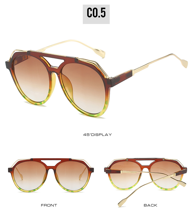 toad glasses Glasses Style Outdoor, Travel Occasion Basic Simple Style Gradient Color PC UV400 Protection Toad Glasses Full Frame Women's Sunglasses