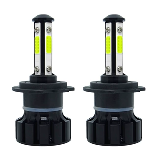 汽车头灯ledV5汽车led车大灯led汽车头灯led跨境前照灯泡四面360