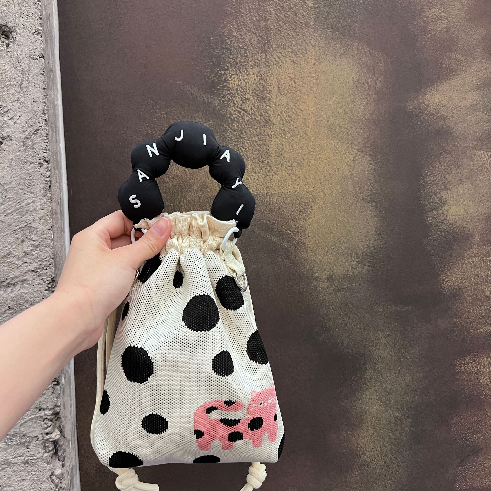 Dot Cat-Black+Black Handle