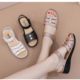 Factory direct summer explosions Korean version of sandals women's middle-aged and elderly mother fashion trend beach waterproof anti-slip shoes wholesale