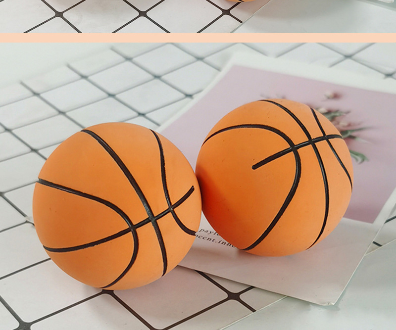 Rubber Elastic Mini Basketball 6 Cm High Elastic Toy Hollow Inflatable Children Outdoor Holding Ball display picture 8