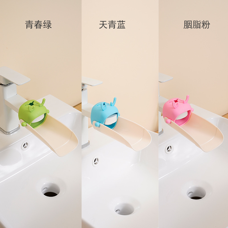 Extensor de grifo de ciervo caricatura bebé lavado de manos extensor de grifo anti-splash extensor de grifo