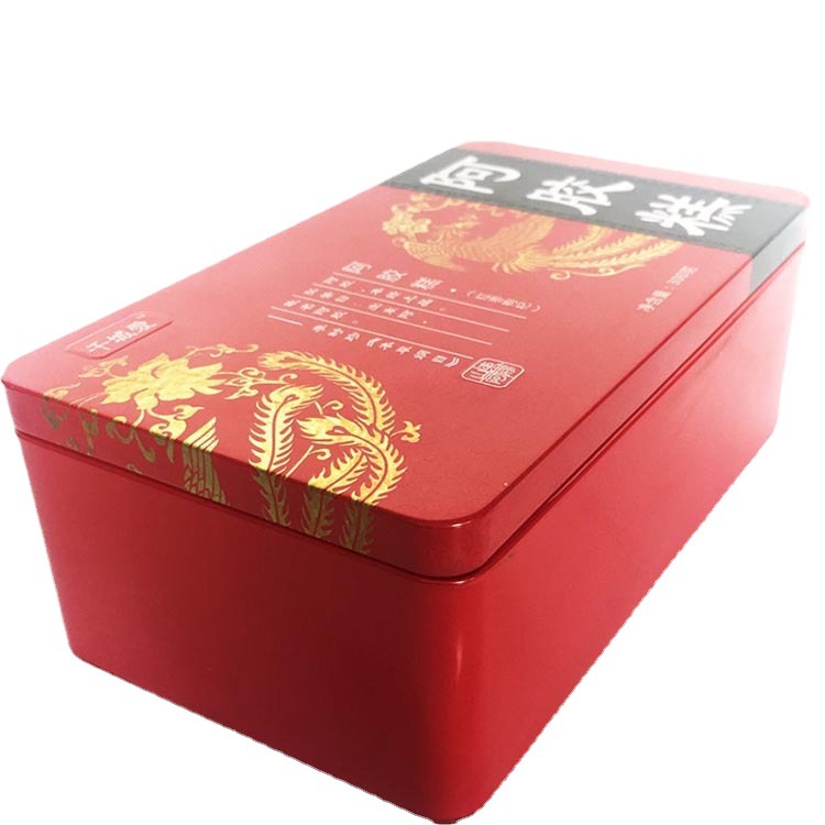 设计精美的阿胶糕铁盒包装  山东聊城信义铁盒厂批发