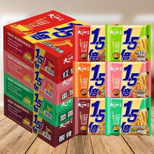 今麦郎 Лапша быстрого приготовления 1,5 раза, в целой коробке 24 пакетика, полтора пакета тушеной лаотаньской маринованной капусты на полуночный перекус, лапша быстрого приготовления без варки и замачивания