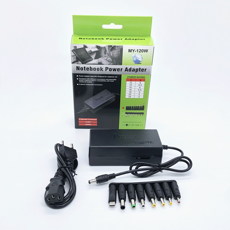 12-24V Adjustable Power Adapter New Port 96W Notebook Multi-Function Charger Adjustable Universal Interface