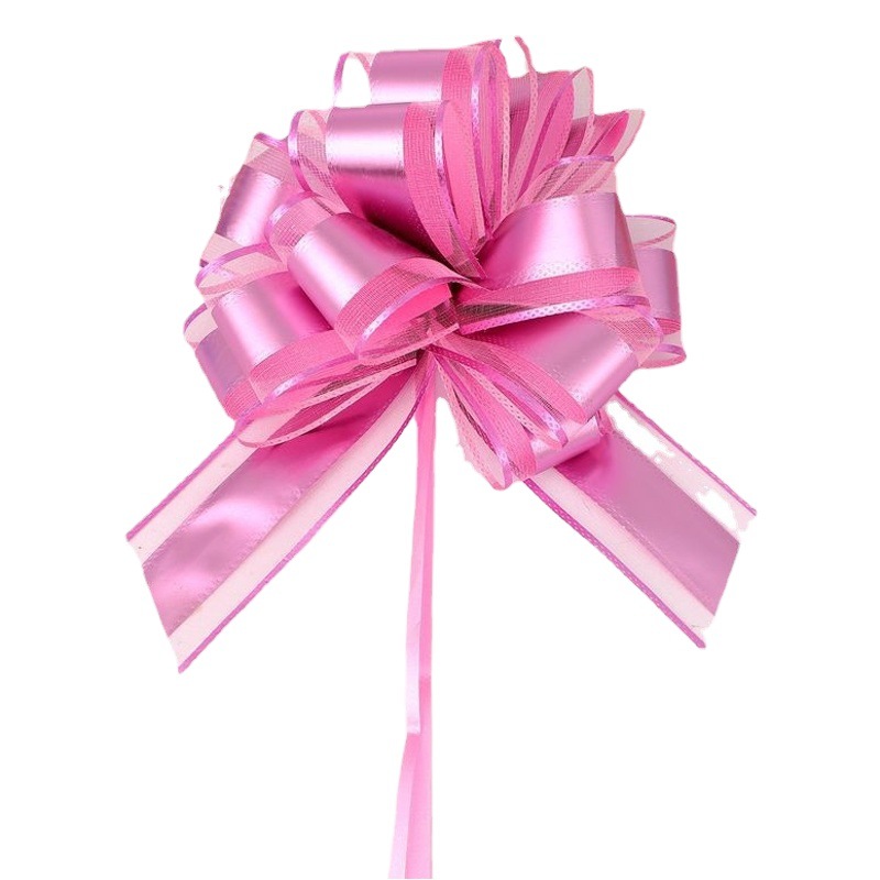 Cinta Metálica para Envolver Regalos de Navidad, Diseño de Flores de Tul Mate de 50 mm, Tres Líneas, Nuevo y Popular en Amazon