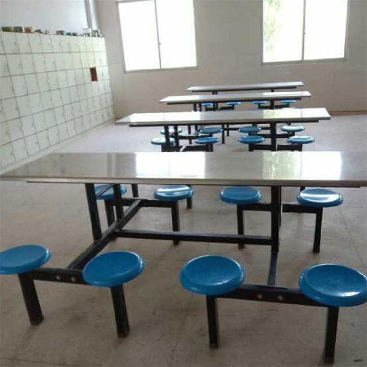 Mesa y silla de comedor de la comedor de la escuela para 46 personas, sala de comidas rápidas, tienda de aperitivos, mesa y silla de comedor de fibra de vidrio