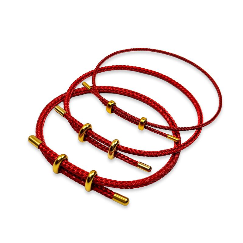 Adjusting eight-character buckle jewelry accessories women's hand rope style can be matched with beaded diy transfer beads