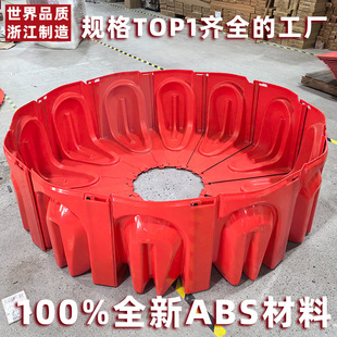 Factory direct ABS plastic straight plate inner curved water retaining plate underground garage entrance community entrance flood control plate