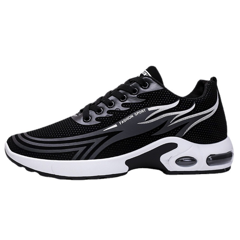 Nuevos zapatos deportivos para hombre, zapatos casuales transpirables de malla modernos y a la moda, zapatos para correr cómodos con suela blanda, zapatos casuales para hombre