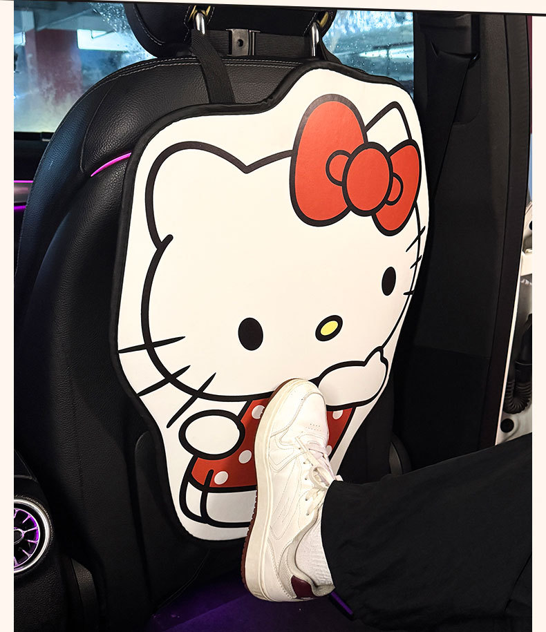 Kt Kitten Series Car Anti-Kick Pad Universal Rear Seat Backrest Anti-Dirt Protective Pad Car Rear Seat Protection Pad
