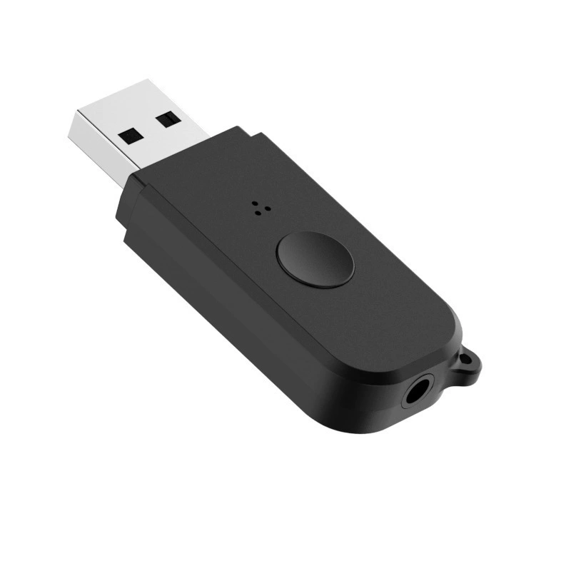 USB Bluetooth V5.3 аудио-приемник-передатчик для настольного ПК драйвер-free соединение Bluetooth аудио гарнитура USB