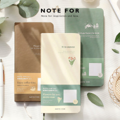 NOTE FOR week周記手帳絮語無聲文藝森系清新復古slim周計劃本子