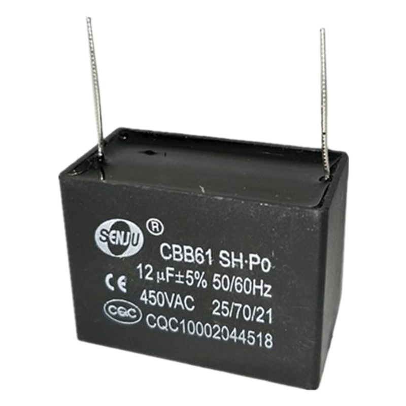 CBB61 контактный 1 мкФ/1,2/1,5/2/3/4/5/6 мкФ 450 В кондиционер Запуск вентилятора конденсатора контактный
