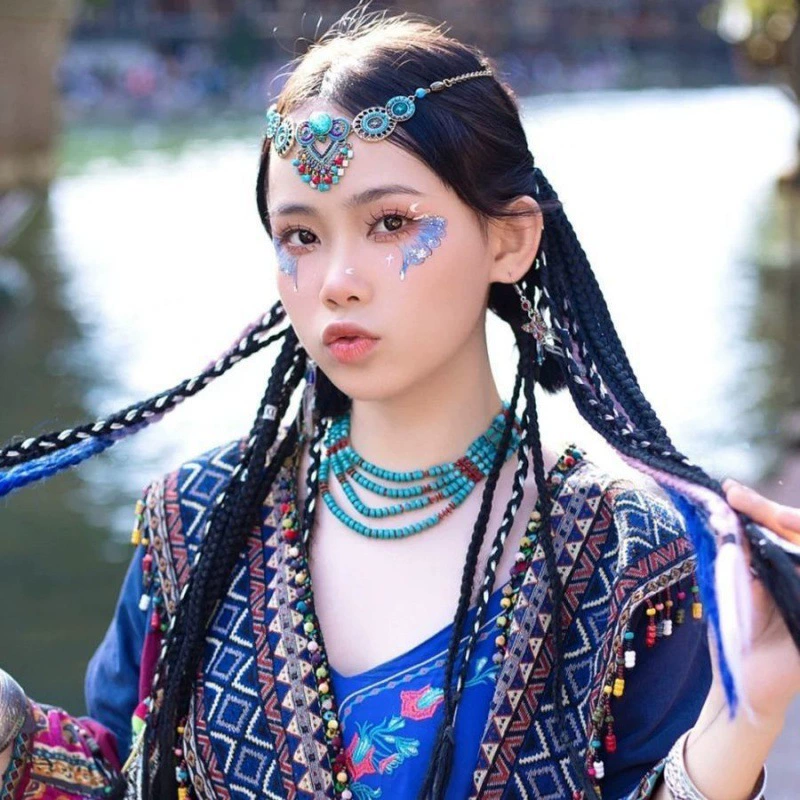 Ethnic children's hair accessory from Yunnan province, ethnic style, boho style