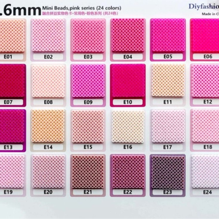 Factory direct sale 2.6mm bead refill pack E series 24-color full range bead refill pack wholesale for DIY crafts Factory direct sale 2.6mm bead refill pack E series 24-color full range bead refill pack wholesale for DIY crafts