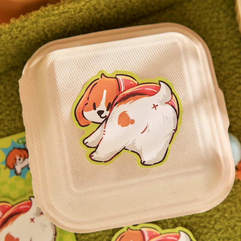 Yoyo Brin tarjeta trasera N pegatinas de felpa culo lindo viento notas de estudiante mensaje post-it nota de oficina