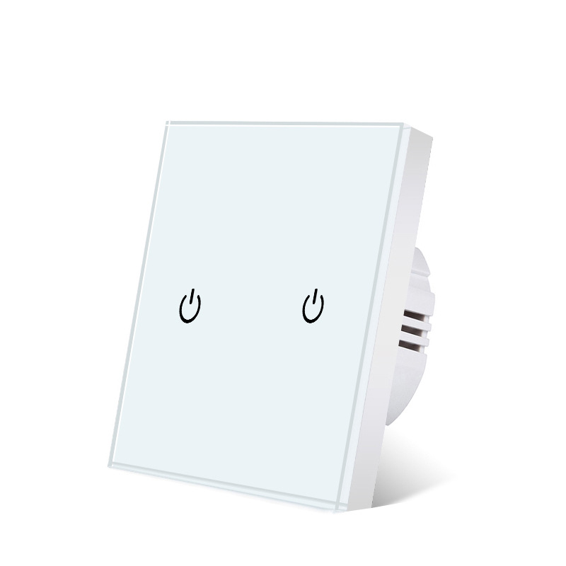 Core-shaped white two-open white background