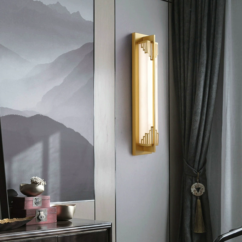 Modern and minimalistic travel sconce for living room for bed, Chinese style