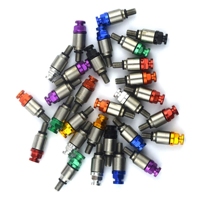 In stock off-road motorcycle car vent valve M4 M5x0.8 shock absorber modified vent valve screw small valve (Motorcycle Safety Supplies)