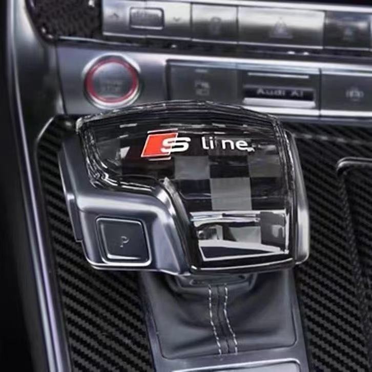 Suitable for Audi Personalized Crystal Gear Knob A4L A5 A6L Q5L Q7 Q8 Rs Tts Modified Gear Knob Cover
