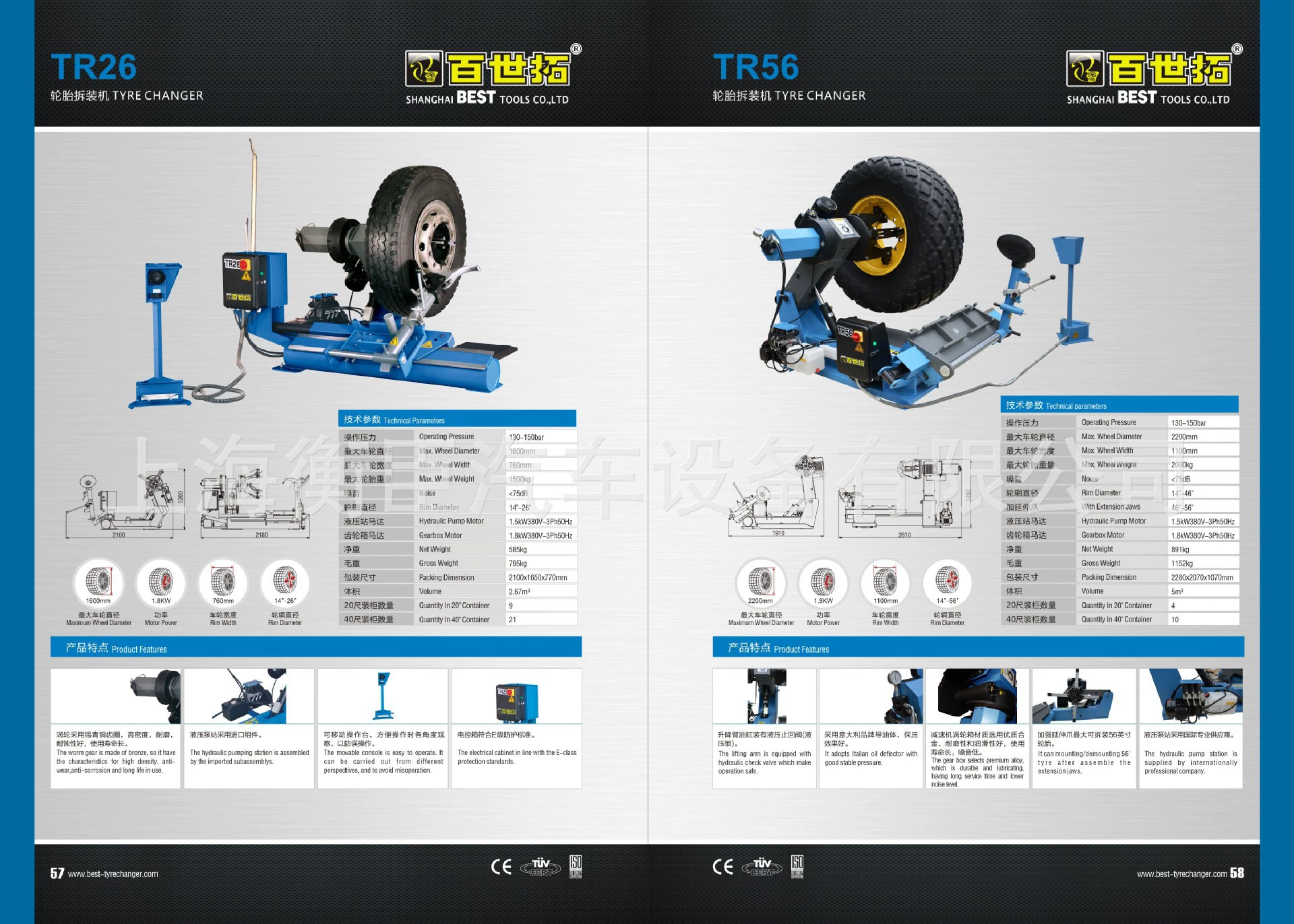 BEST Top TR26 машина для снятия шин
