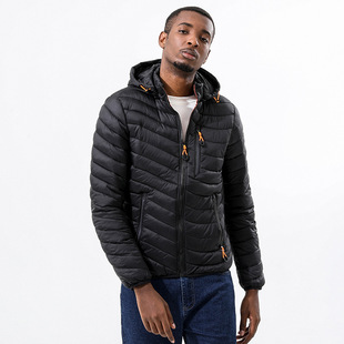 2022 winter clothing Amazon down jacket new lightweight cotton-padded jacket coat men's warm cotton-padded jacket detachable cap cotton-padded jacket