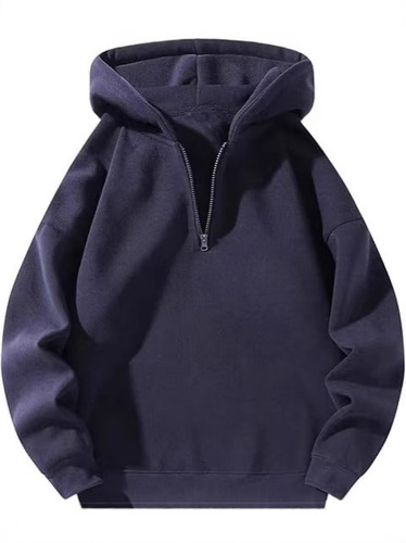 American casual zipper hooded sweatshirt loose sports hoodie cross-border foreign trade spring and autumn European and American street cross-border Amazon