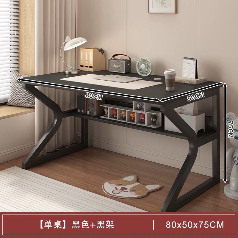 电脑桌台式家用电竞桌置物架办公桌工作台简易书桌卧室学习写字桌|undefined