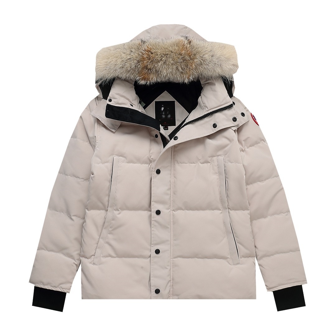 European and American style trendy high-end couple's winter new CG warm outdoor down jacket coat cross-border spot shipping