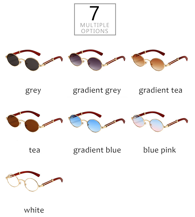 33g Weight Full Frame Glasses Structure Sunglasses Classification PC, UV400 Protection Lens Material Oval Frame Glasses Style Daily, Street Occasion Solid Color Pattern Unisex Gender Retro, Simple Style Style Retro Simple Style Solid Color PC UV400 Protection Oval Frame Full Frame Women's Sunglasses 5
