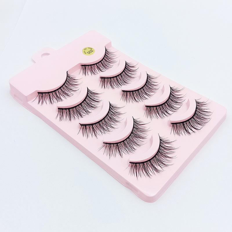 Diana yan pestañas postizas curling naturales COS etapa de rendimiento grueso pestañas cruzadas 002 pestañas de hadas cola de pez