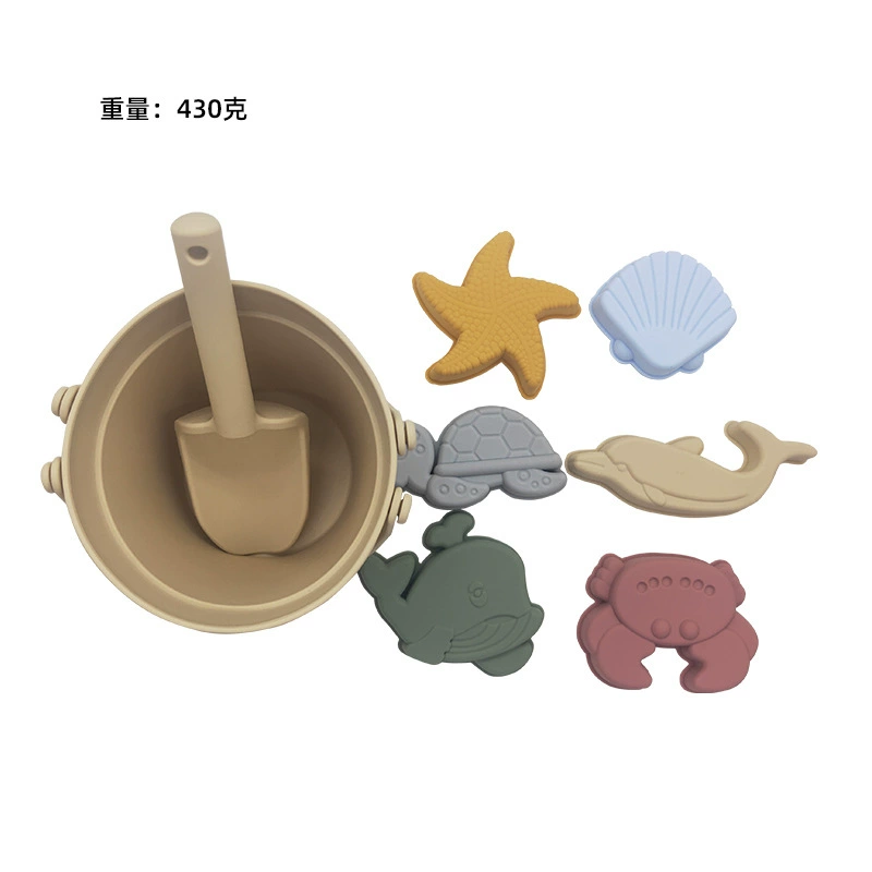 Summer cute toy, beach rubber animal model, tools set, beach style