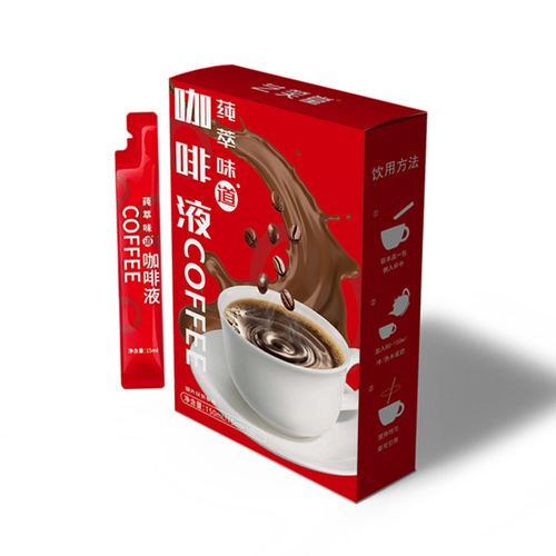 Black Coffee, American Espresso Concentrate, Cold Brew Instant Coffee Convenient Pack, Ready-to-Drink Espresso Black Coffee Wholesale