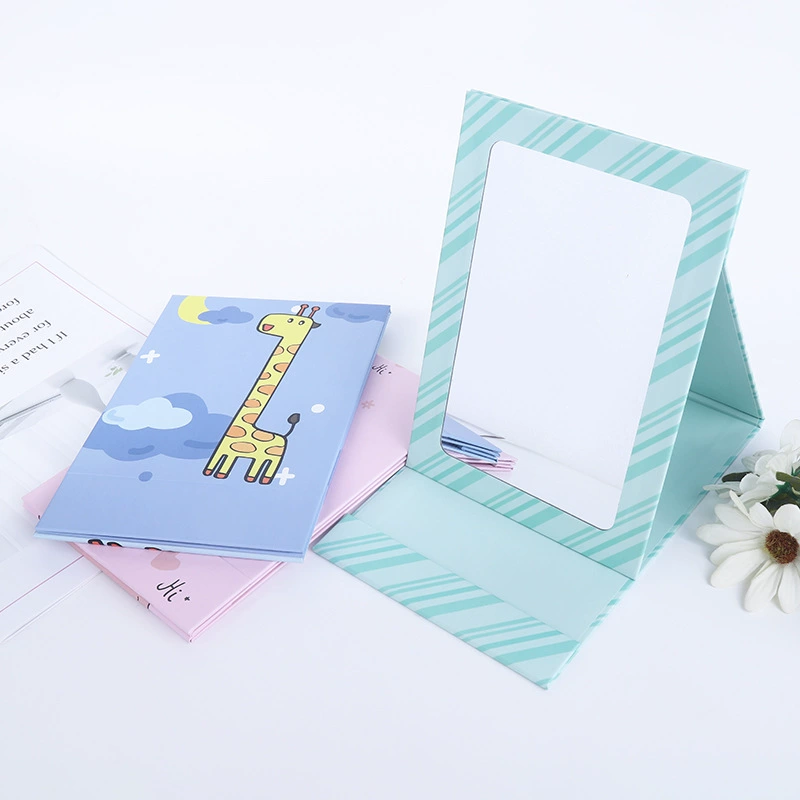 [Ah Du Packaging] Картина жирафа-мультфильм, огненная птица, эксклюзивное одноцветное зеркало для макияжа, общежитие, дом красота зеркало