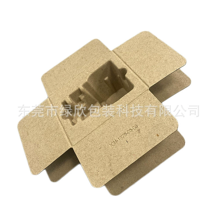 Формованный из целлюлозной массы упаковочный лоток для сухих и влажных материалов, с фиксированной моделью, индивидуальный, биоразлагаемый, бумажный лоток для хранения