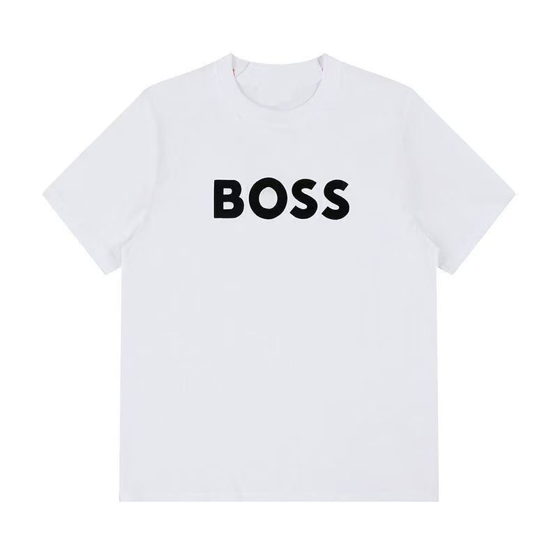 2026 Spring/Summer Selected Pure Cotton Short Sleeve T-Shirt for Men, Loose Fit Men's Sports Base Shirt with Print, Wholesale