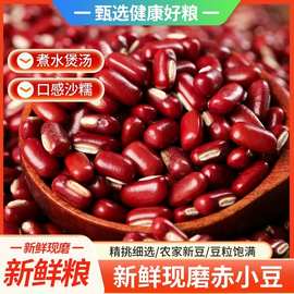 新货红豆颗粒饱满易煮红小豆红赤豆农家五谷杂粮熬粥软糯煮红豆沙