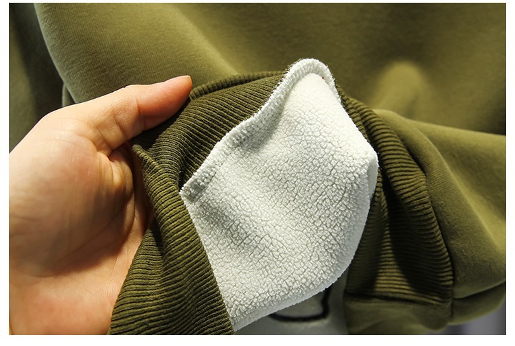 Boys Handsome Middle and Young Children's Baby 2023 New Winter Fashion Plush Thickened Sweater Western Style Two Piece_voghion.com