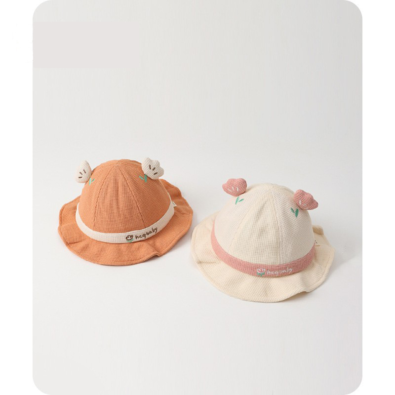 Sombreros para bebés primavera y otoño sombreros de sol recién nacidos bebés lindos sombreros de pescador para niños super lindos sombreros de bañera solar