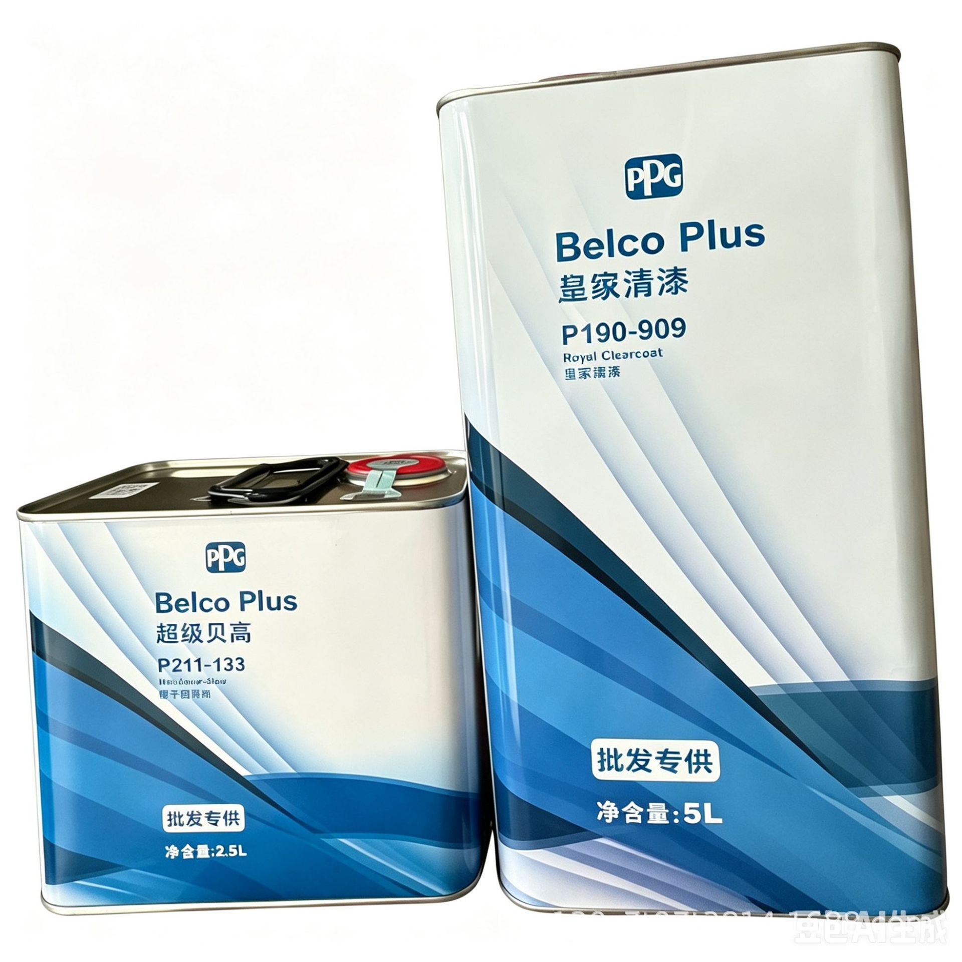 Ppg Clear Coat P190-909 Beigao P2112 Curing Agent 2 Automotive Repair Varnish Wholesale